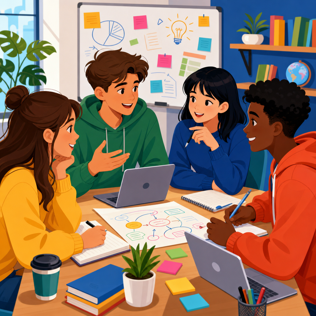 English for Group Projects and Collaboration