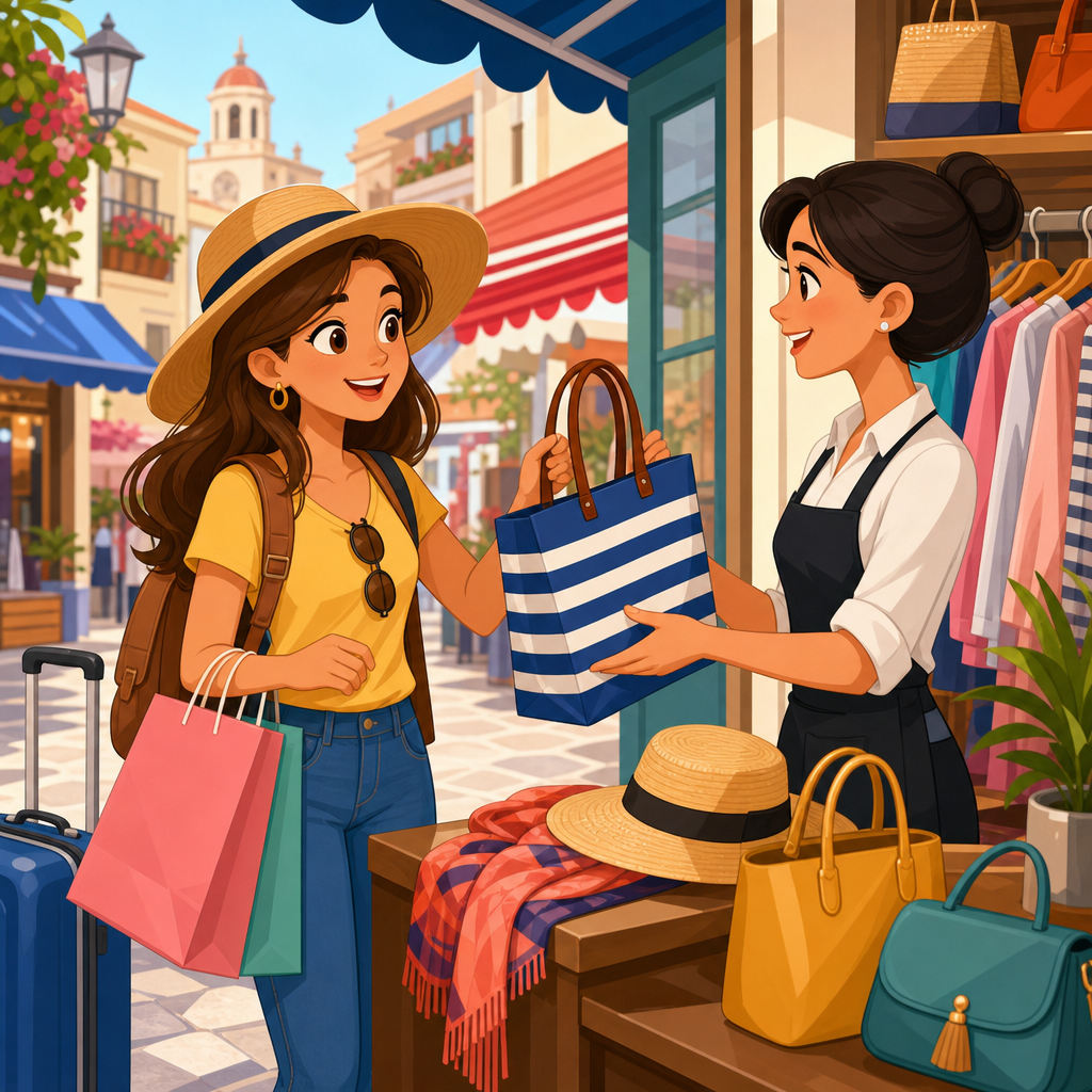 English for Shopping While Traveling