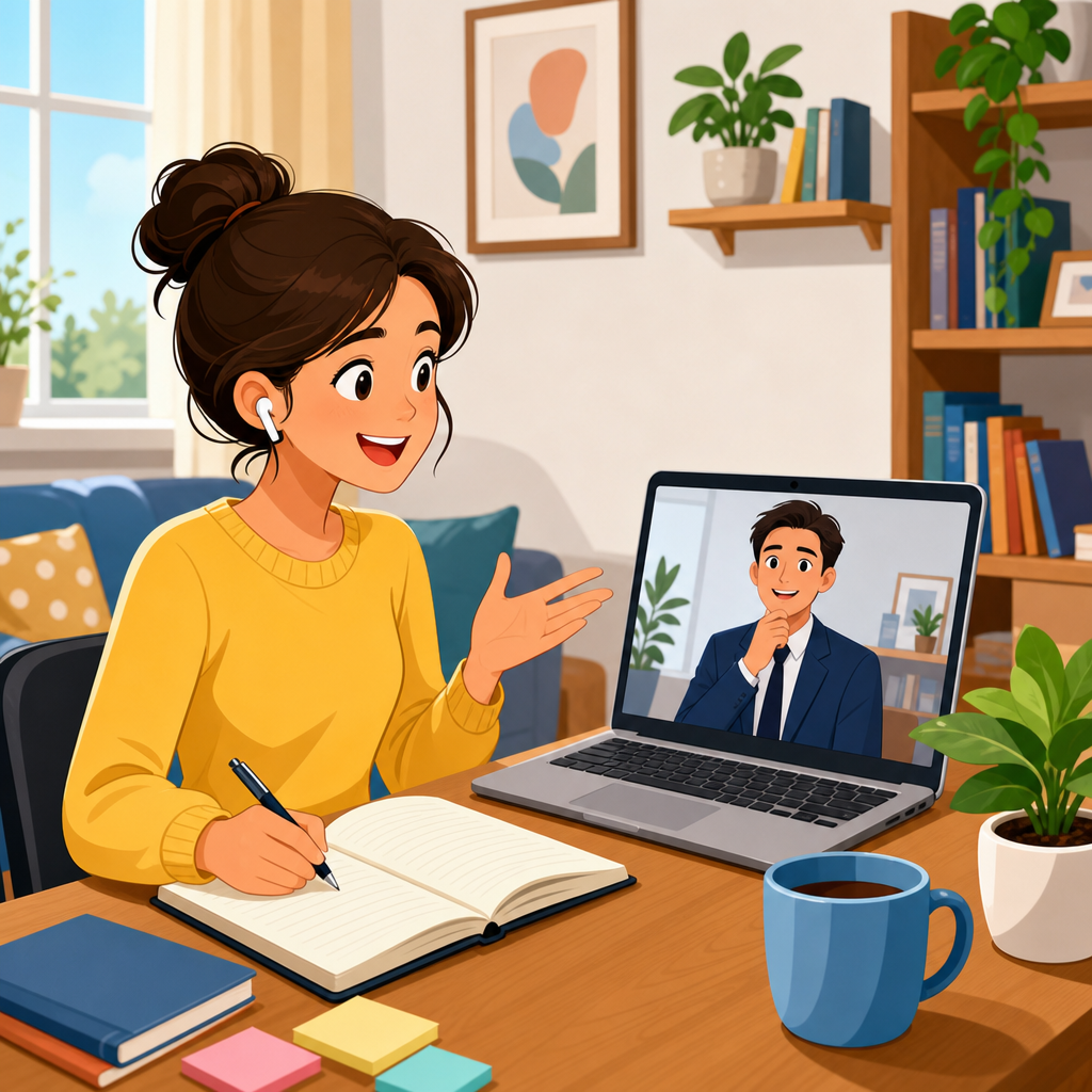 How to Practice Interview English at Home